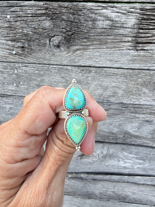 Hachita Turquoise Sterling Silver Ring