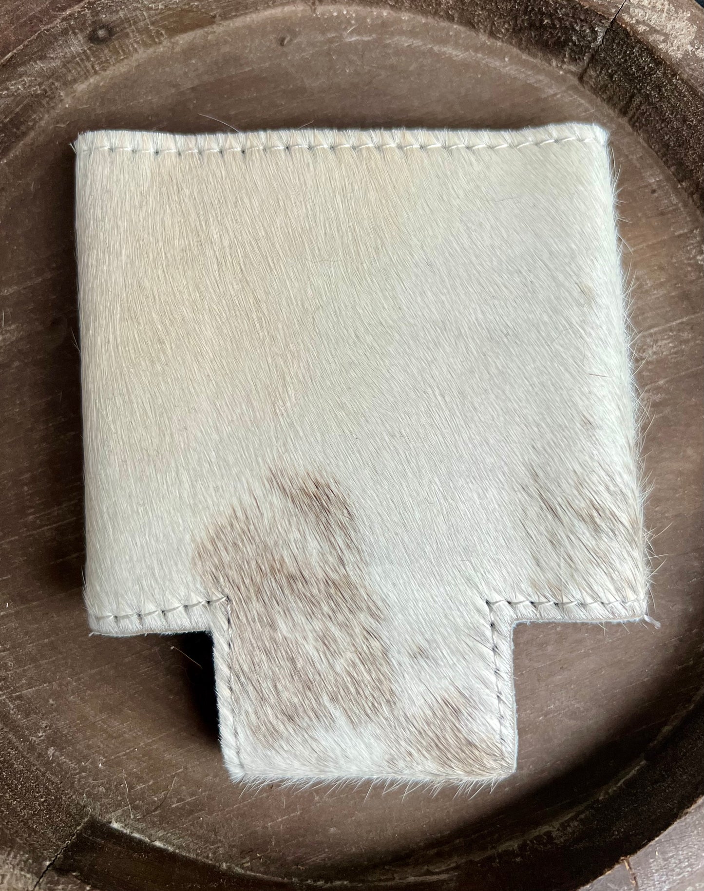 Cowhide Can Coozies