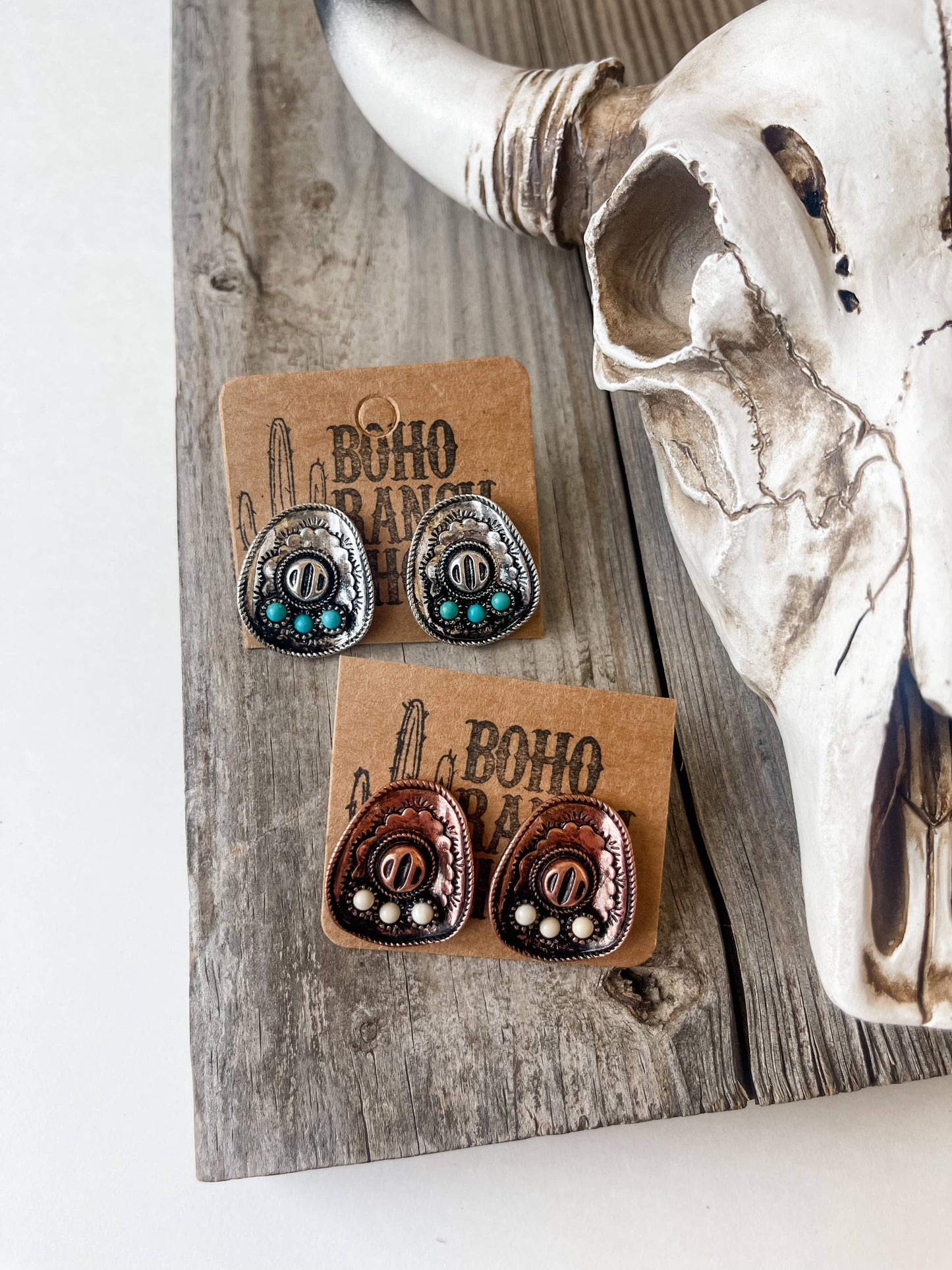 Cowboy Hat Earrings Western Post Earrings Stud Studs