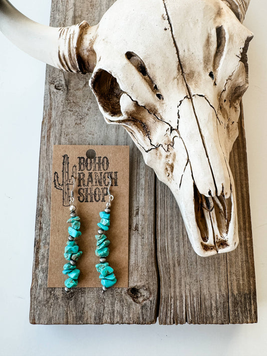 Western Chip Stone Earrings Earring 