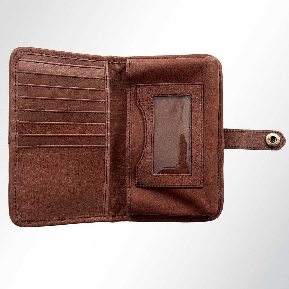 ADBGI128A Wallet Genuine Western Leather Women Bag