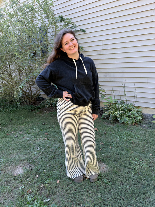 Striped Wide Leg Pants