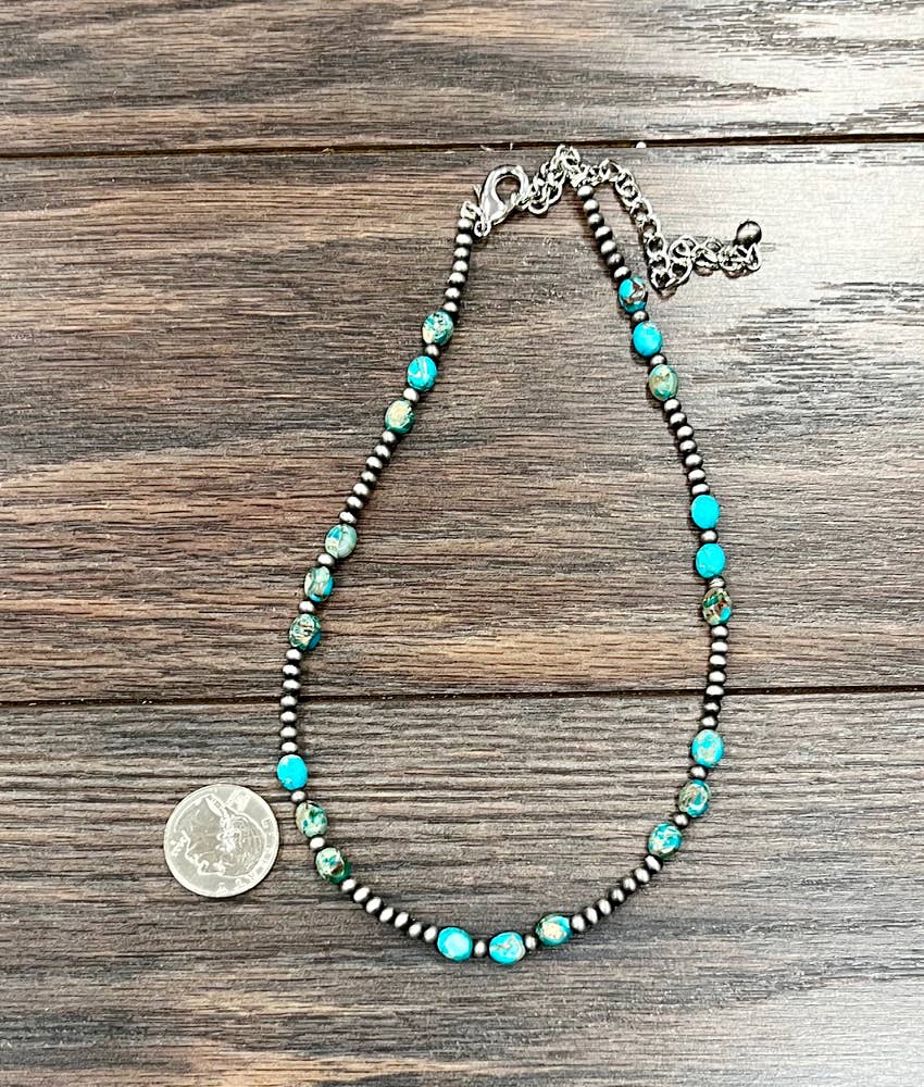 738569, Handmade Gemstone Necklace