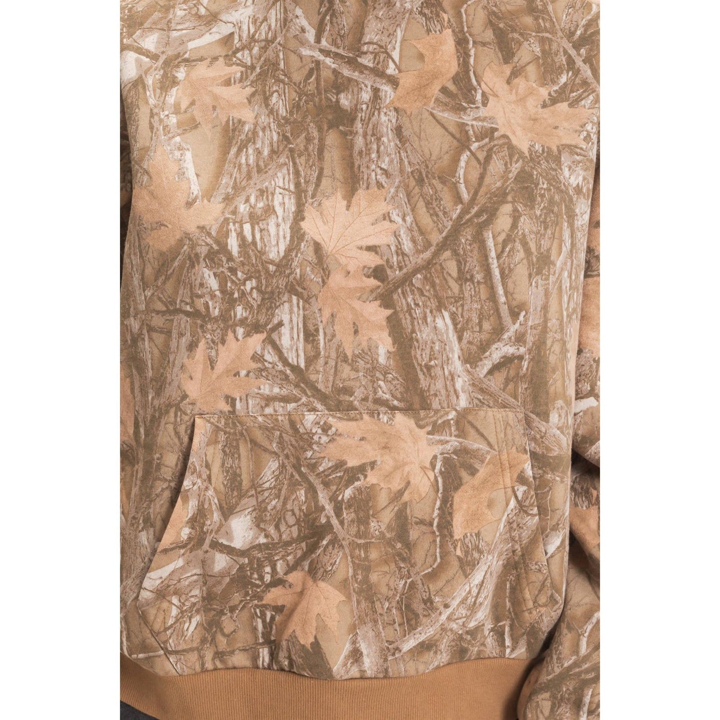 Tree Camouflage Hoodie With Kangaroo Pocket