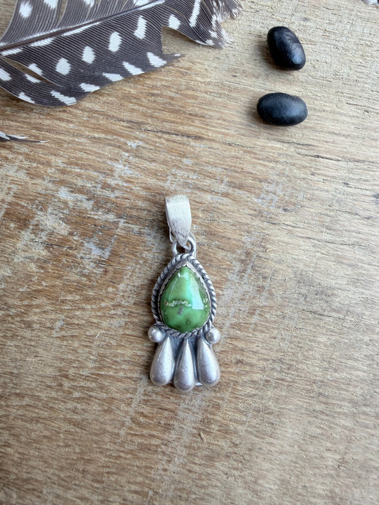 Sonoran Gold and Sterling Pendant