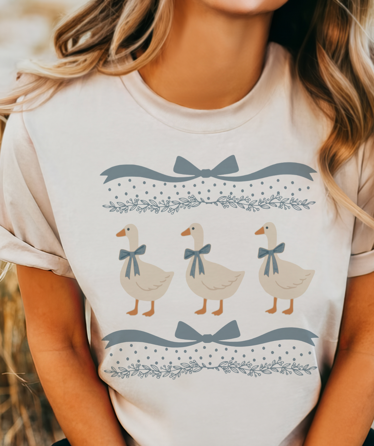 Blue Ribbon Goose - Tee