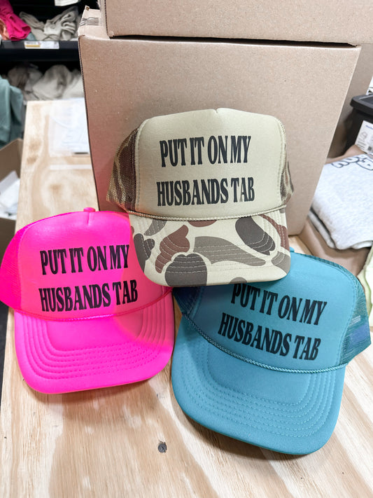 PUT IT ON ... TAB TRUCKER HAT