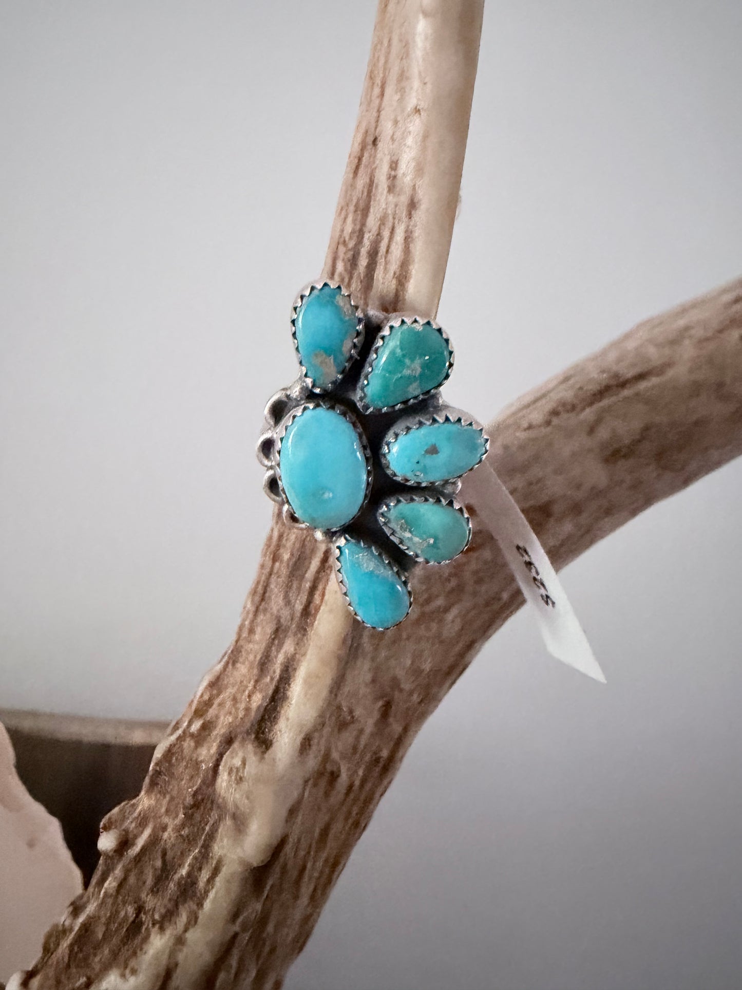 Sierra Bella Turquoise and Sterling Silver Adjustable Ring