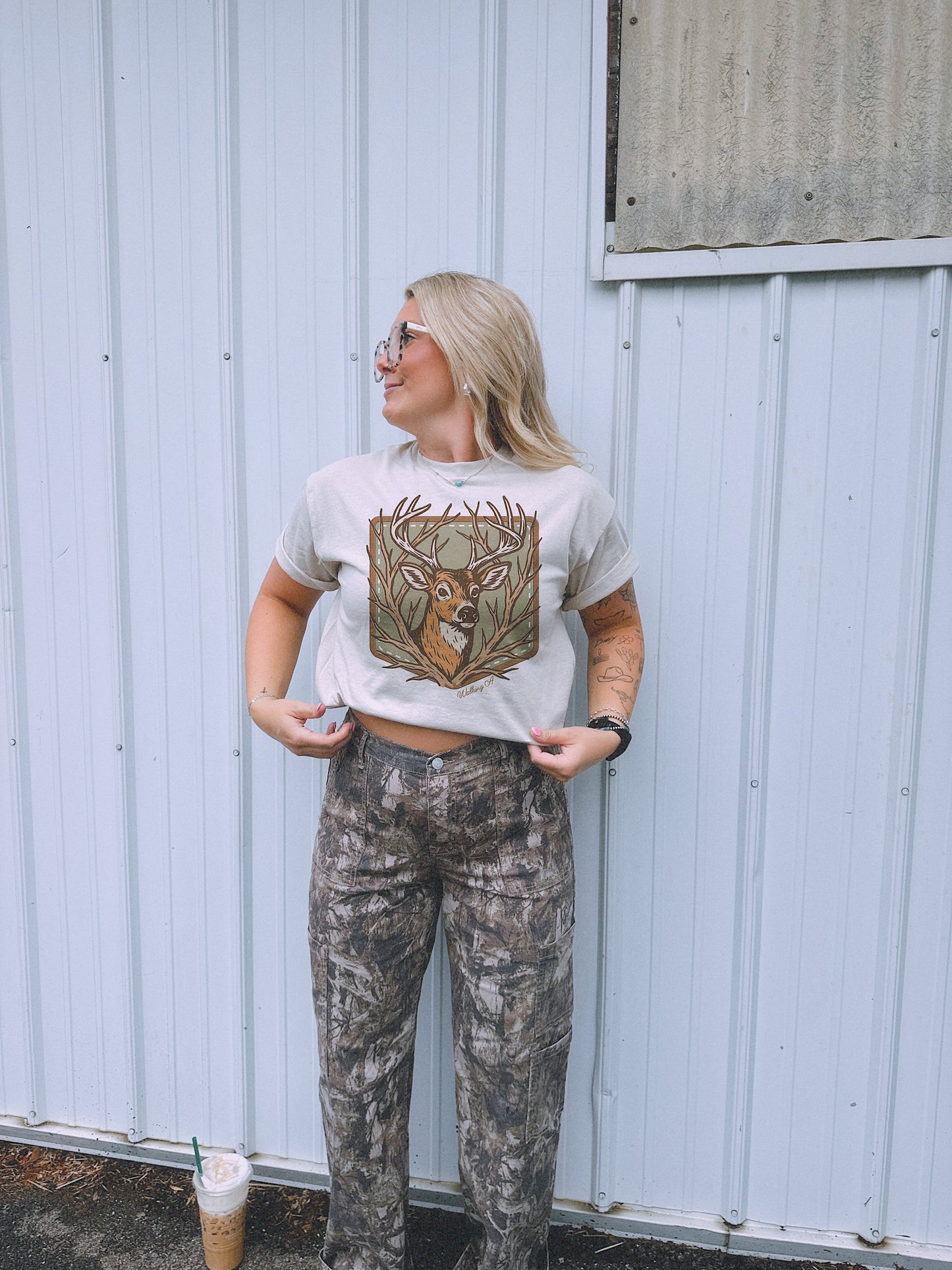 THE RACKED POCKET CREW or TEE
