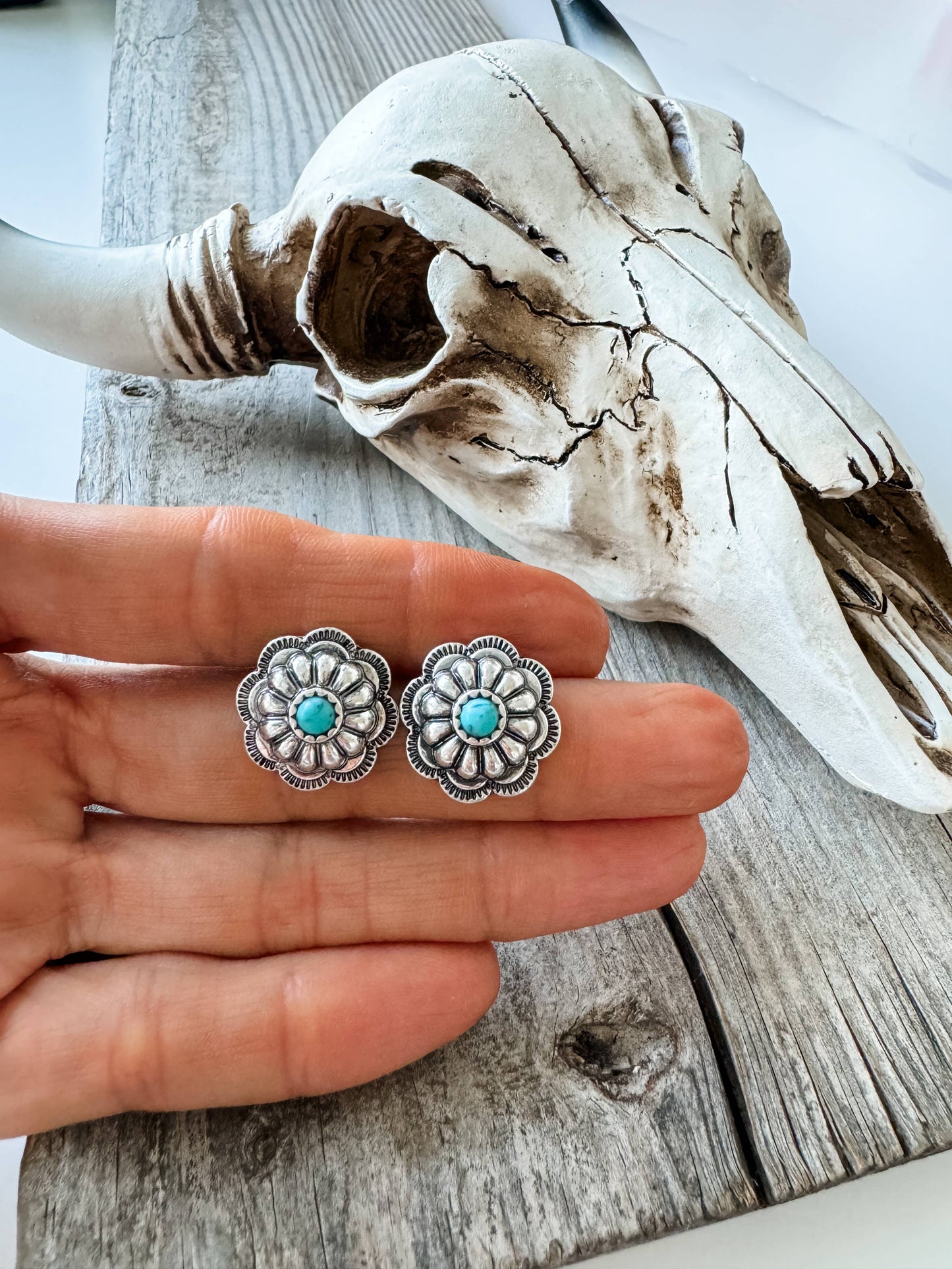 Western Conch Stud Earrings