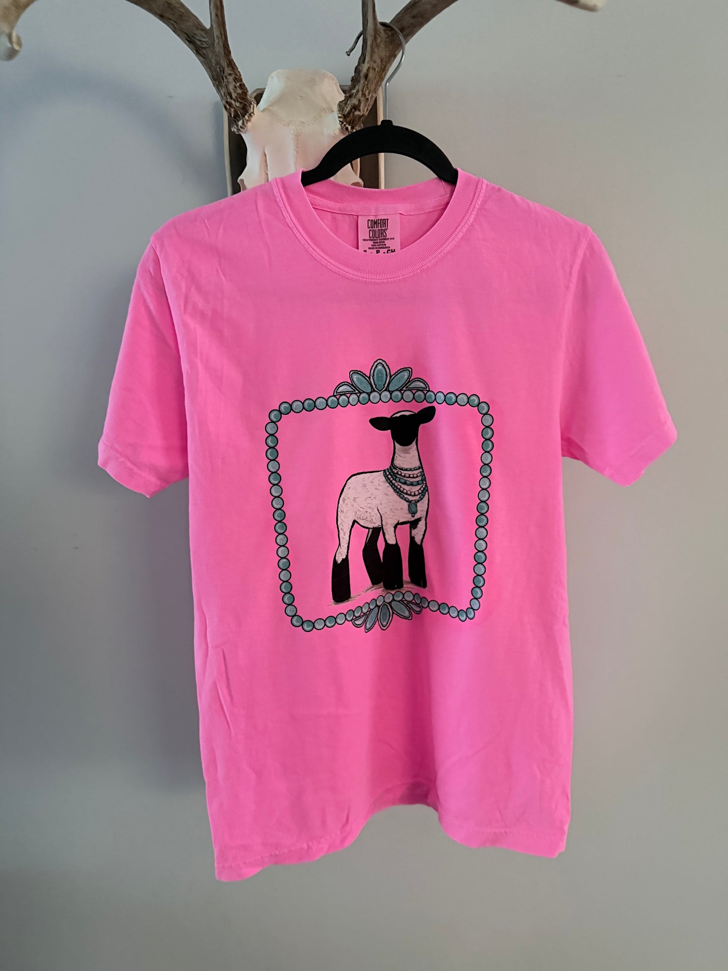 Comfort Colors Blinged Out Sheep