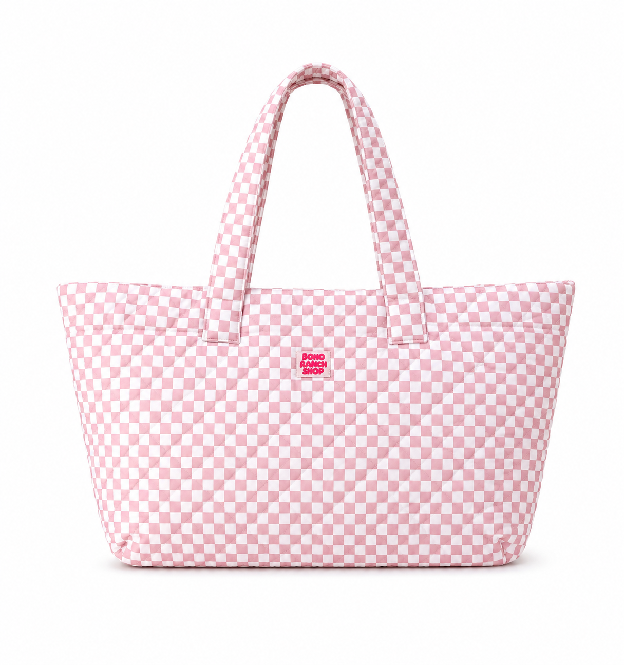 Western Print Everyday Carryall Tote Bag - Fabric Quilted 