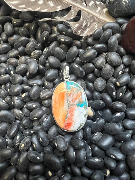 Sterling Silver Spiny Oyster Pendant