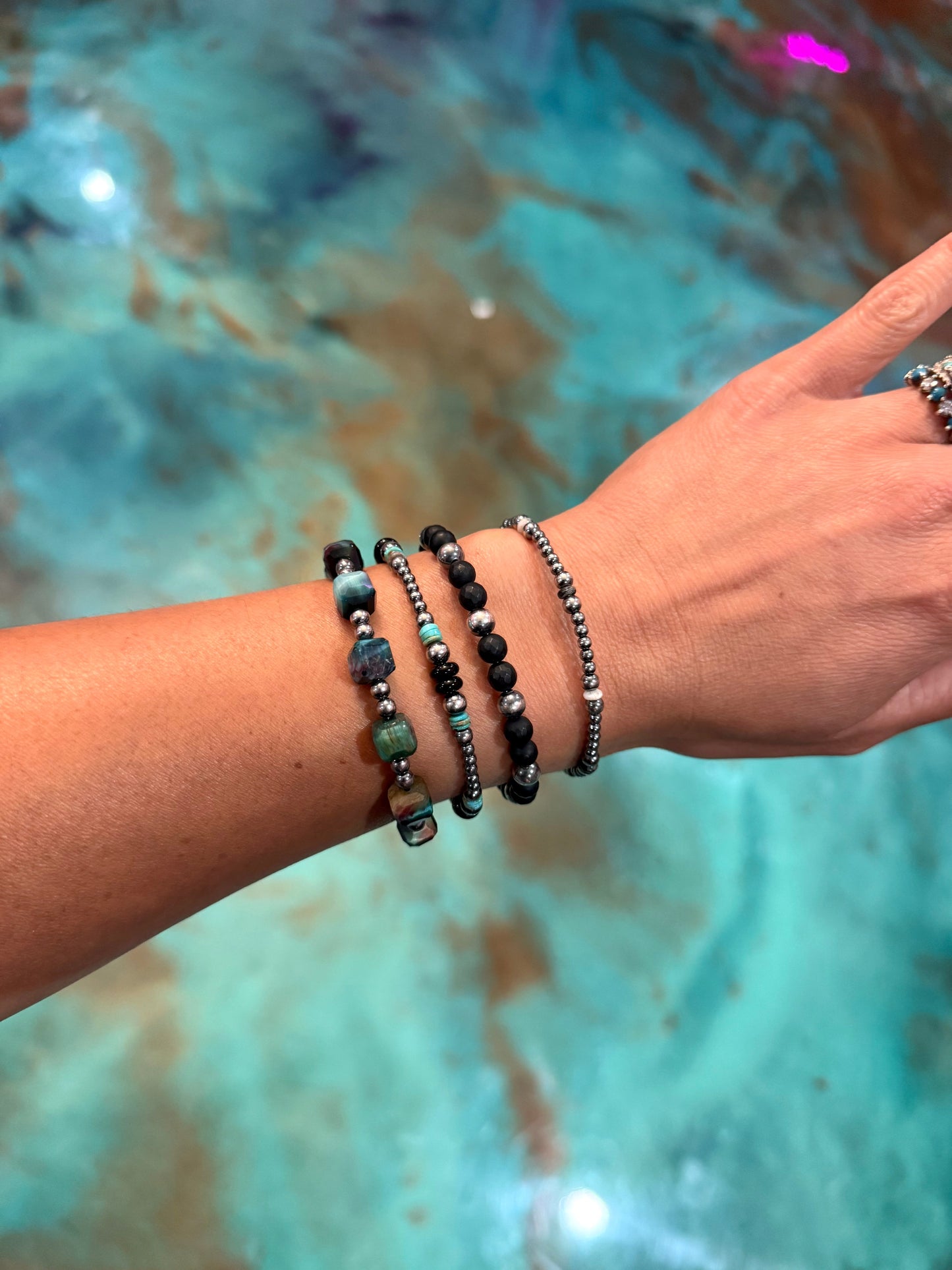 Jaci Set -Sterling Silver & Mix Stone -  Pick Your Favorite