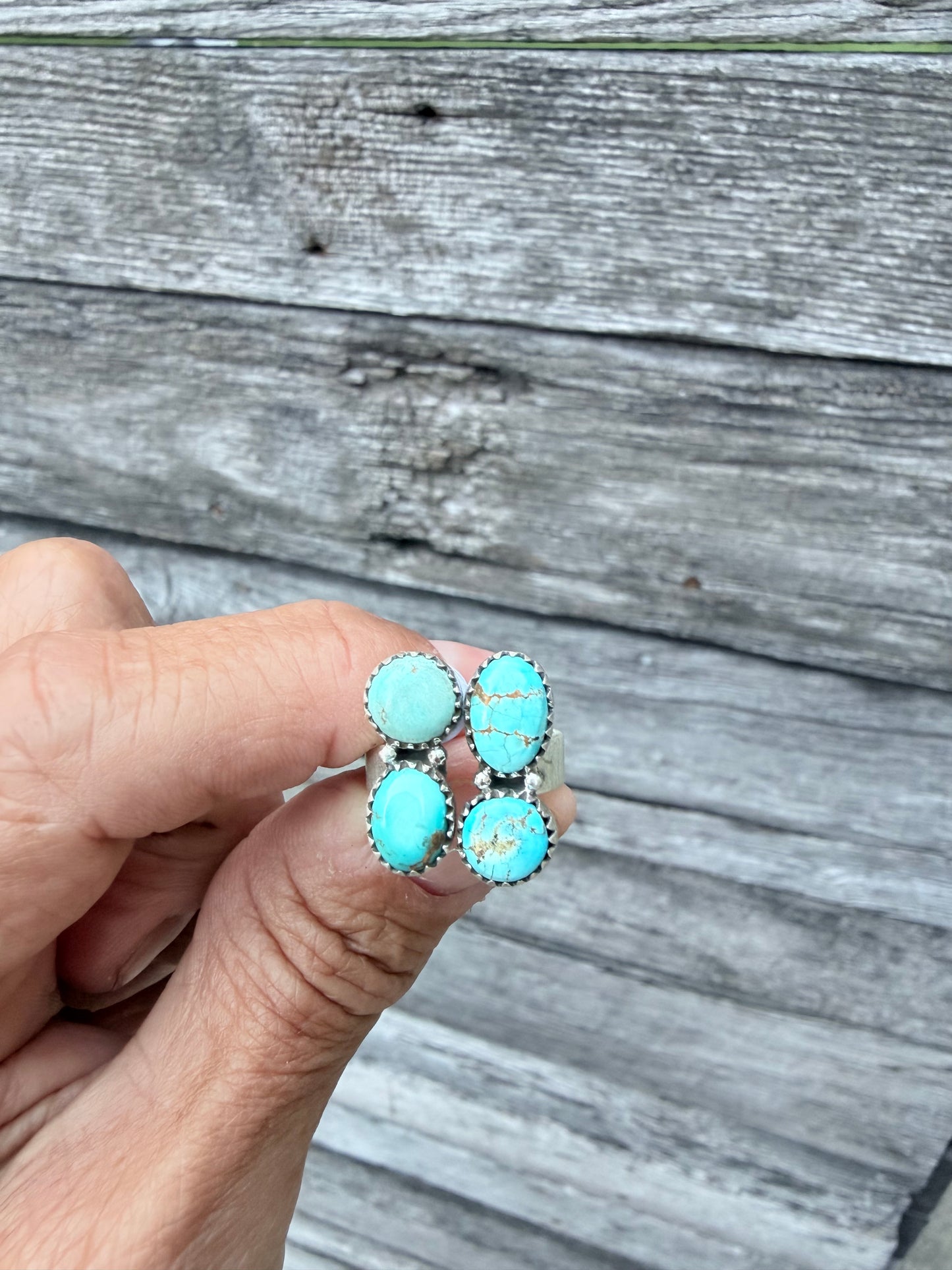 Kingman Turquoise Bypass Ring