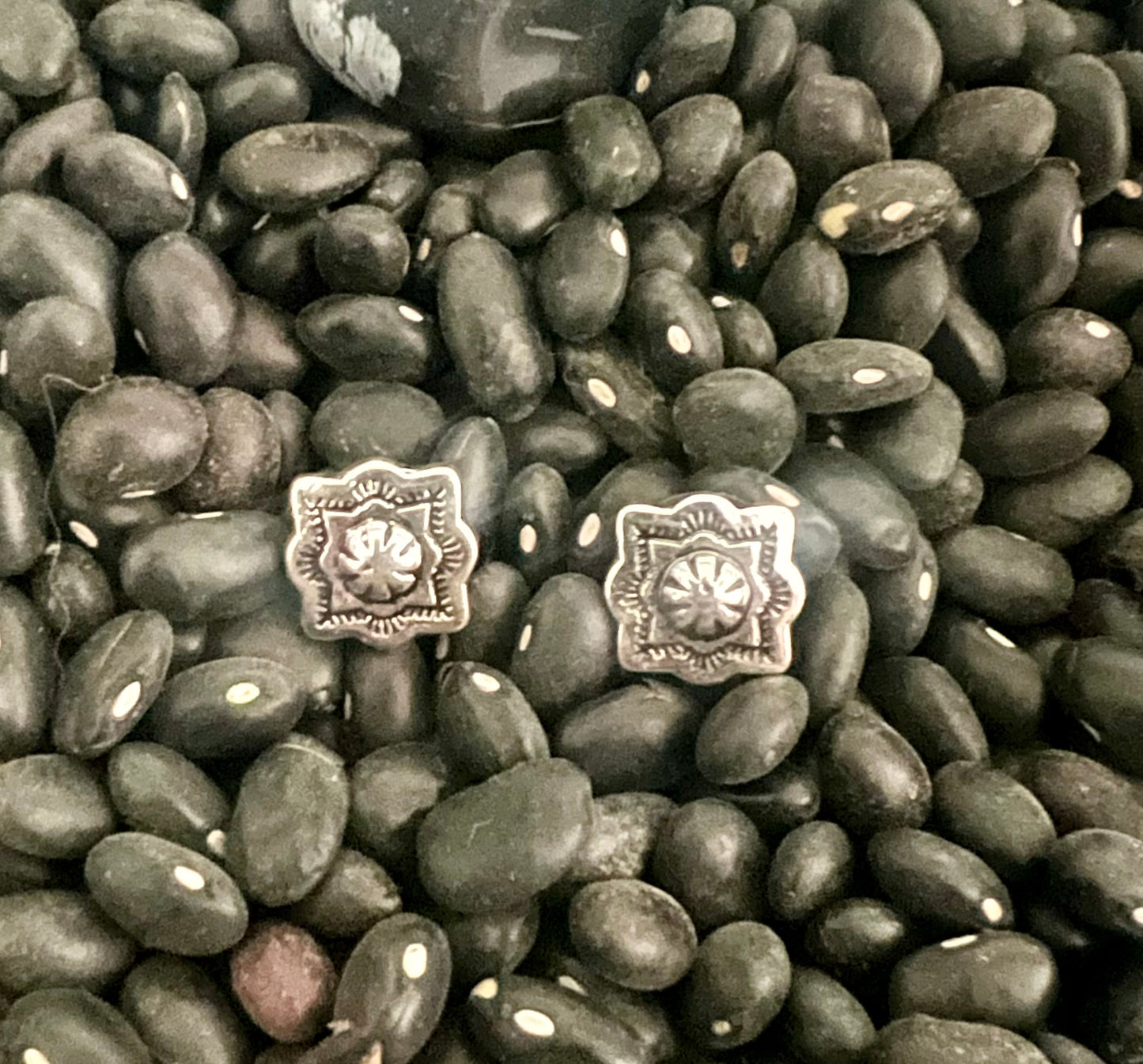 Square Concho Earrings