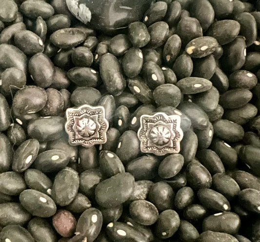 Square Concho Earrings