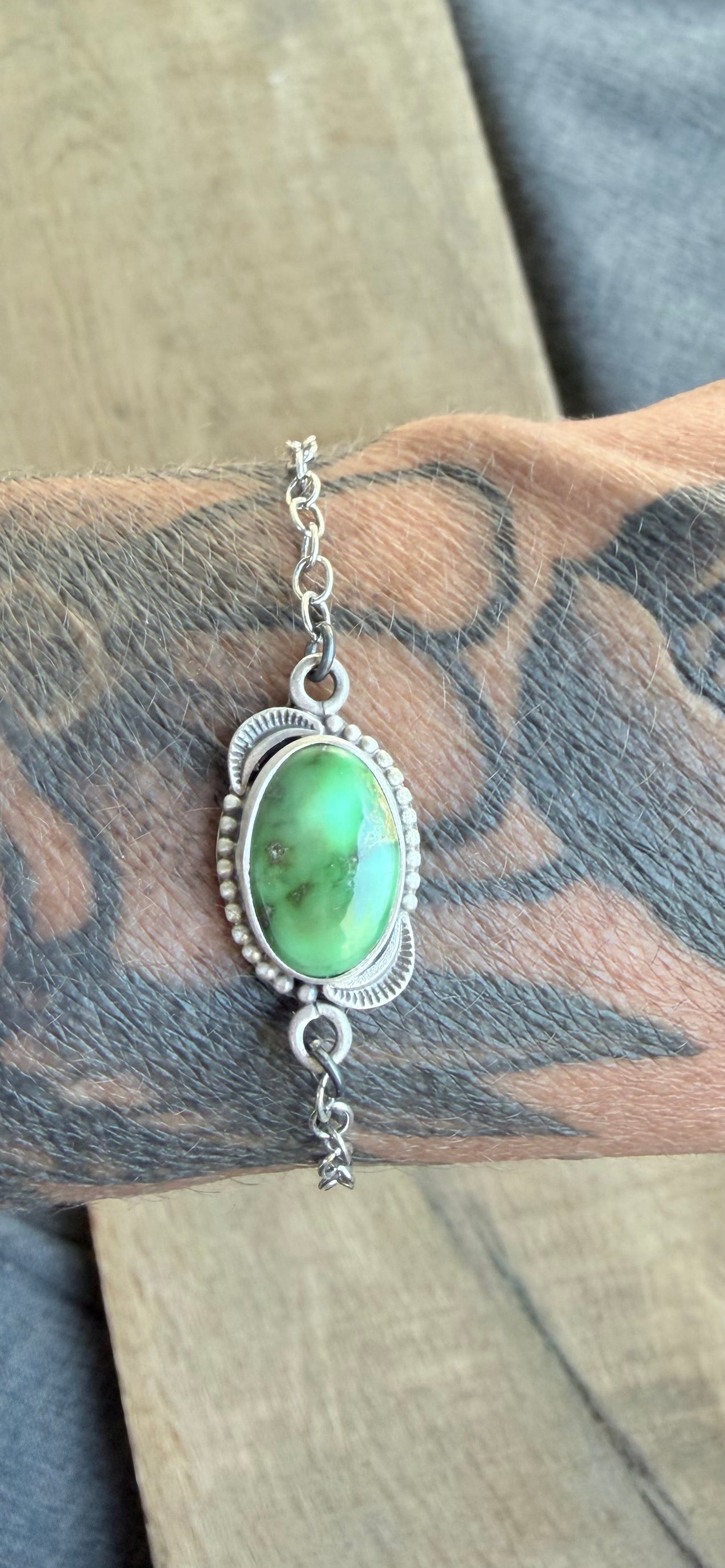 Emerald Valley Sterling Silver Bracelet
