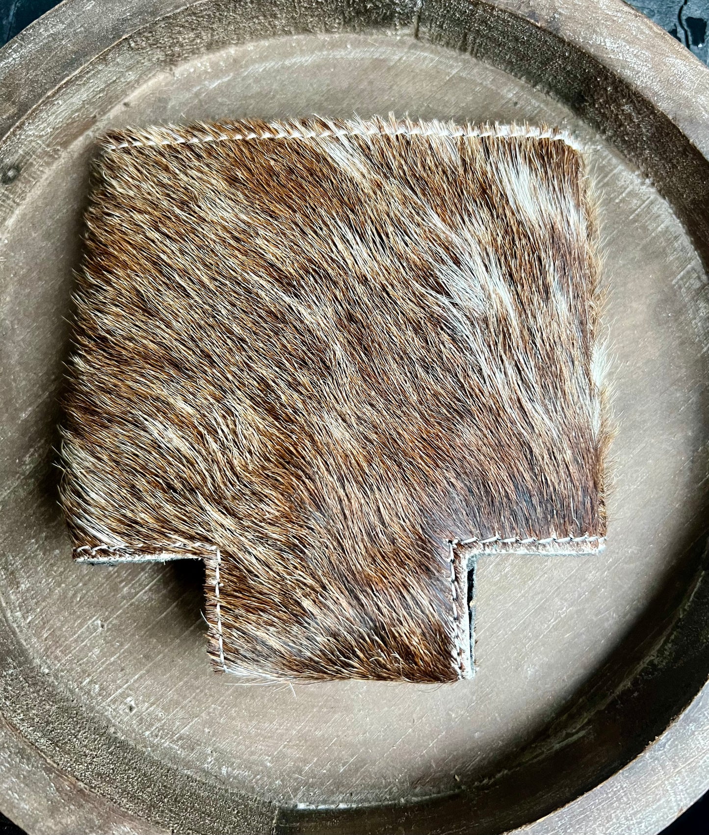 Cowhide Can Coozies