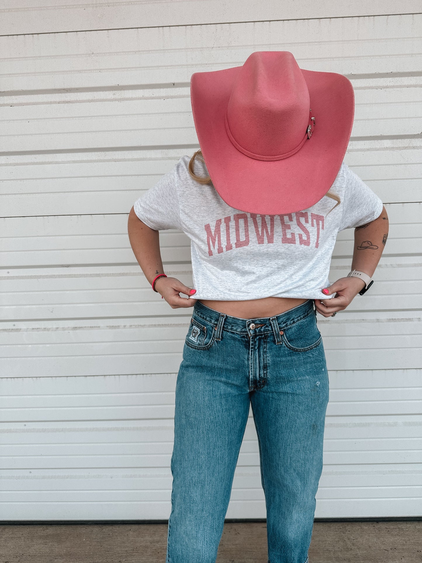 PINK MIDWEST TEE