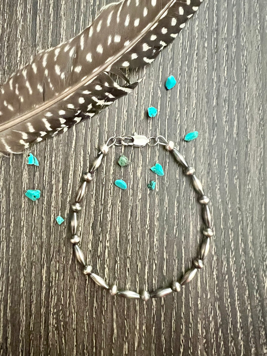 7” Sterling Pearl Bracelet