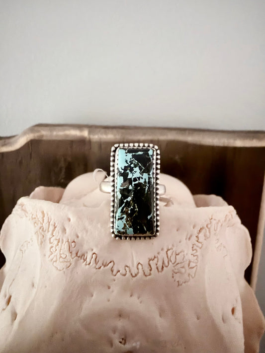Black Jack Sterling Adjustable Ring