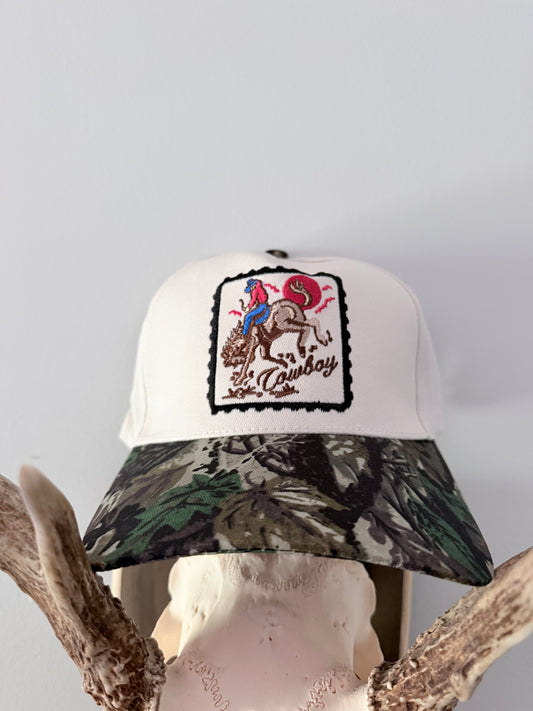 Buckin’ Cowboy Two Tone Cap