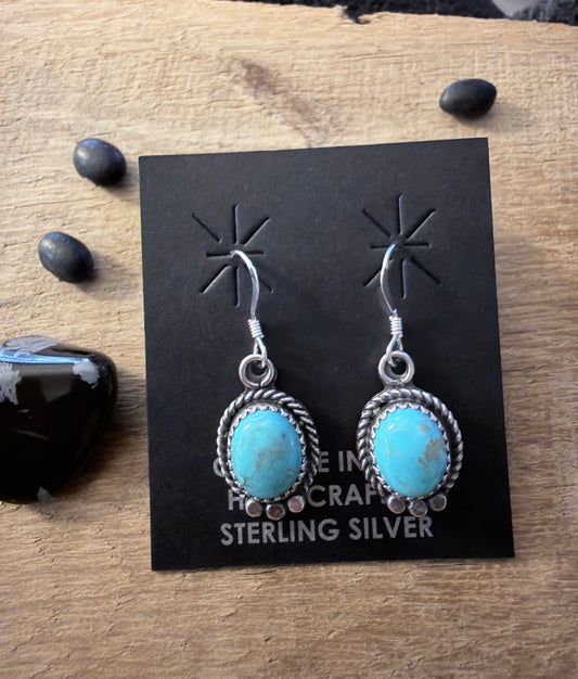 Native Made by Sharon McCarthy Sterling Silver and Kingman Turquoise