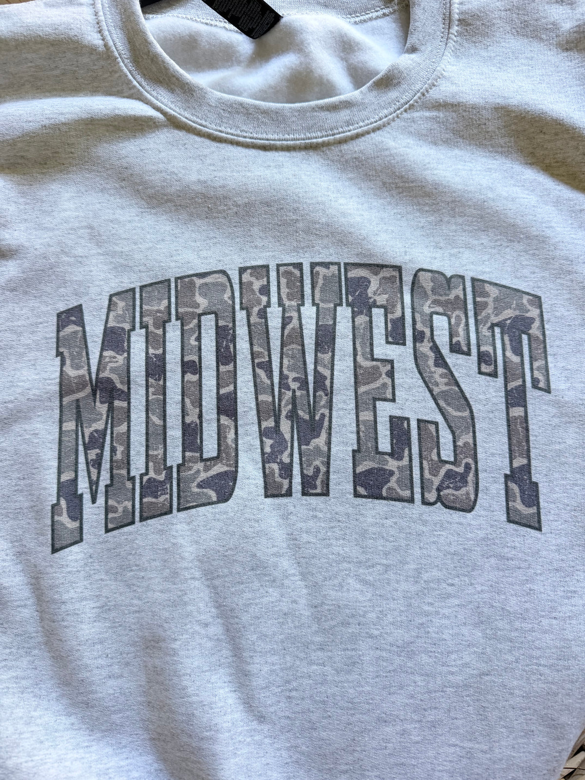 Camo Midwest Crew