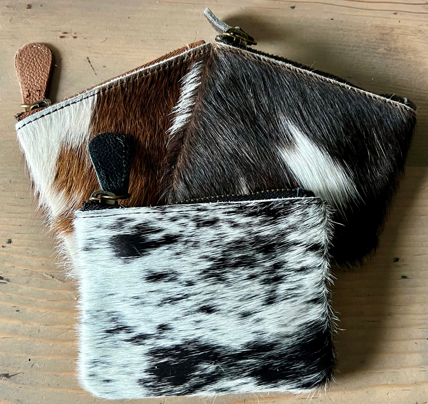 Cowhide Coin Pouch