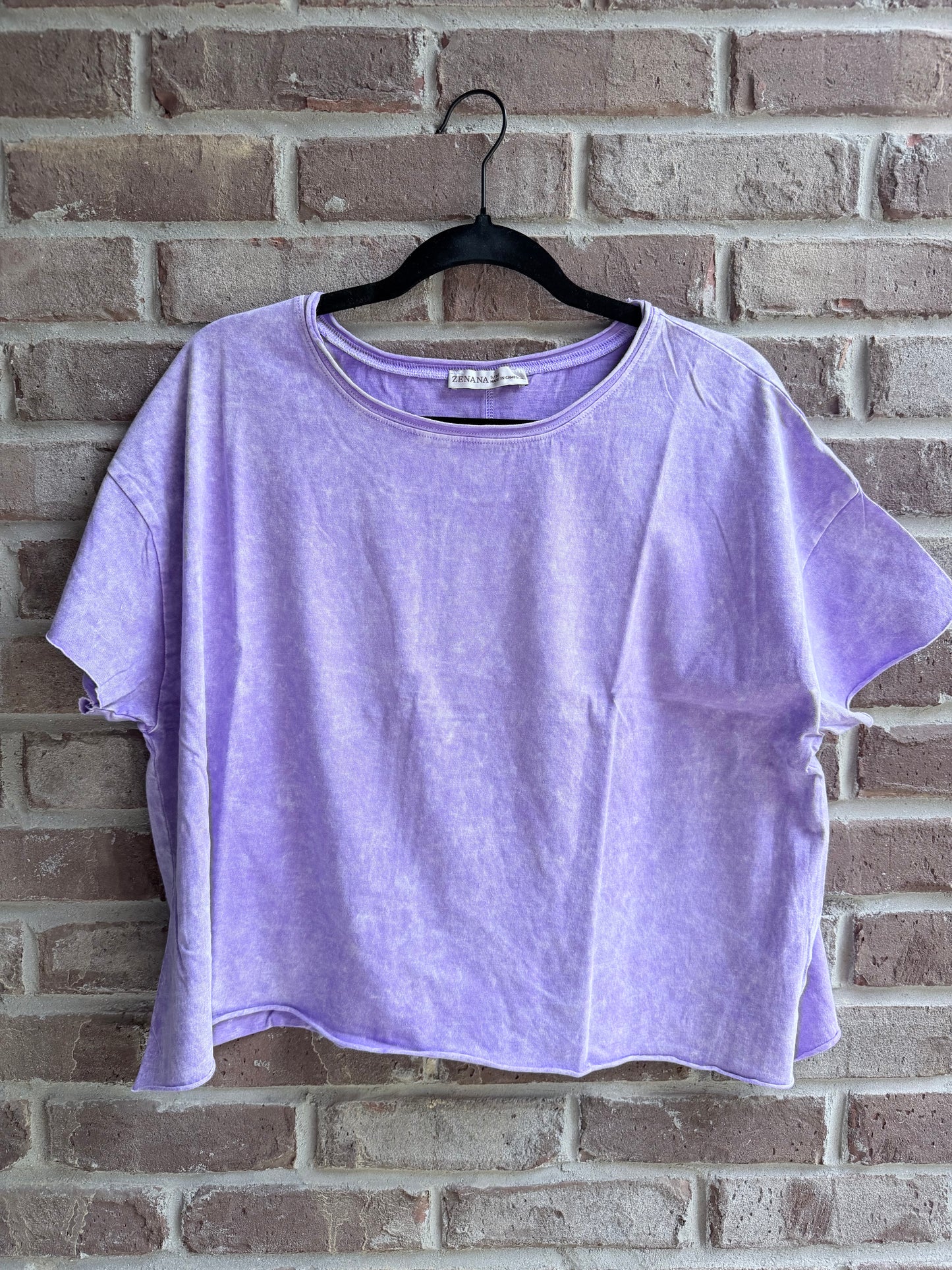 Vintage Wash Crop Tee