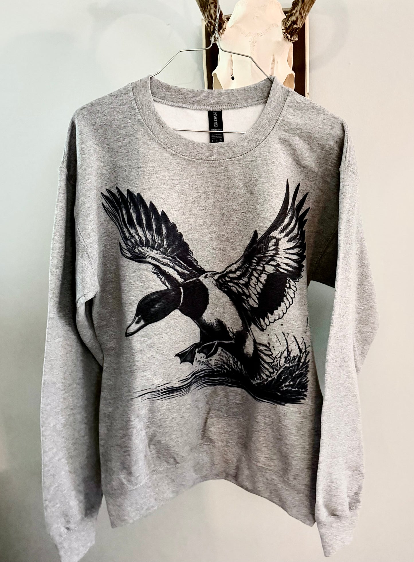 Black Flying Duck Sublimated Crew