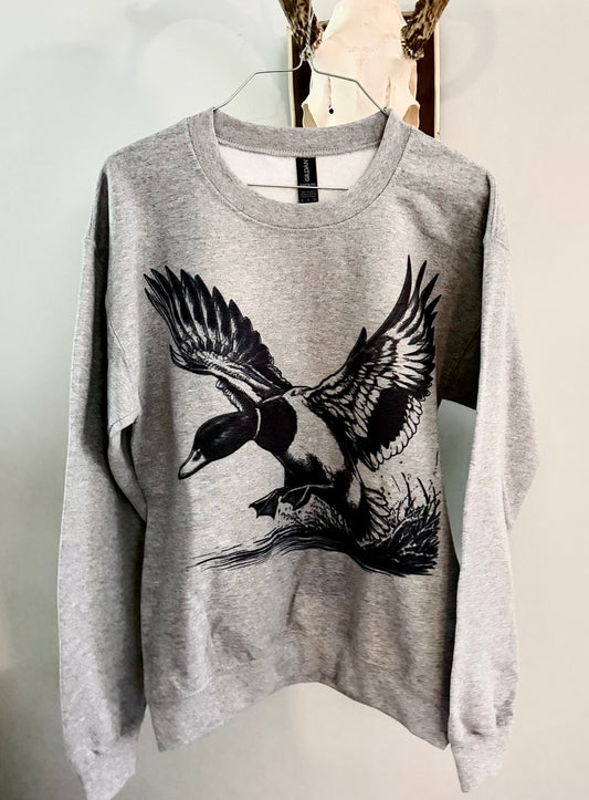 Black Flying Duck Sublimated Crew
