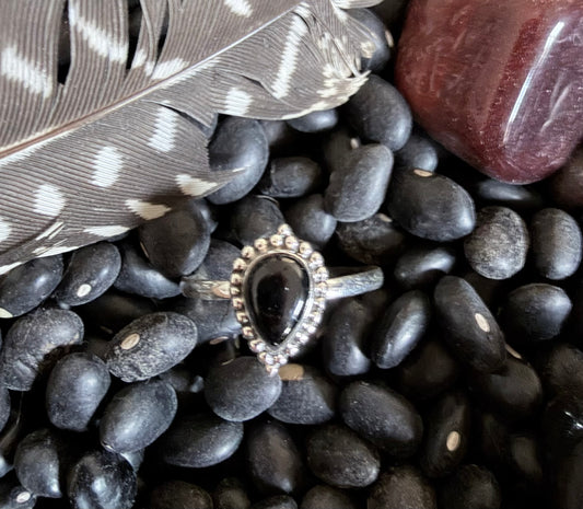 Sterling Silver Black Onyx Ring