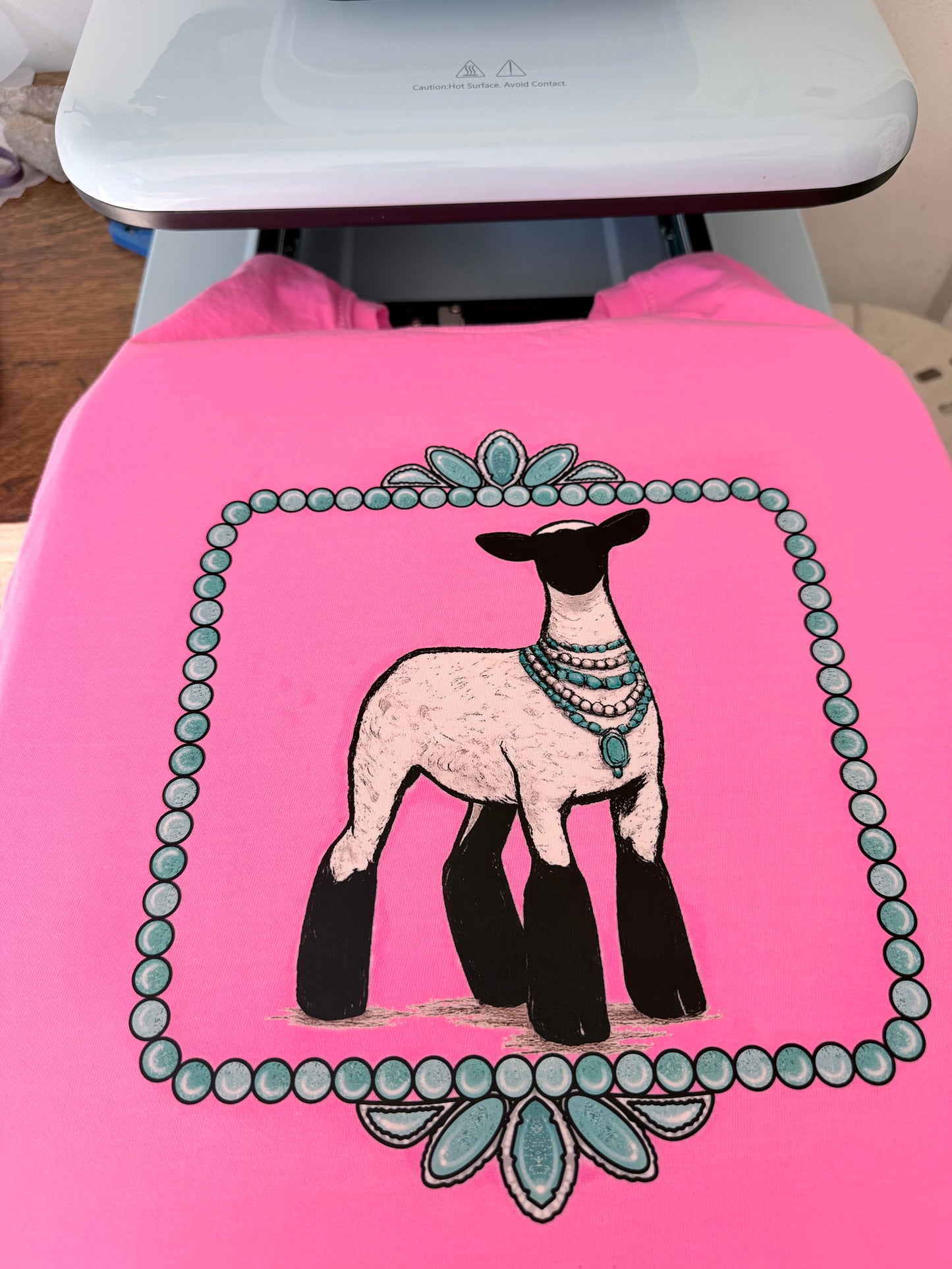 Comfort Colors Blinged Out Sheep