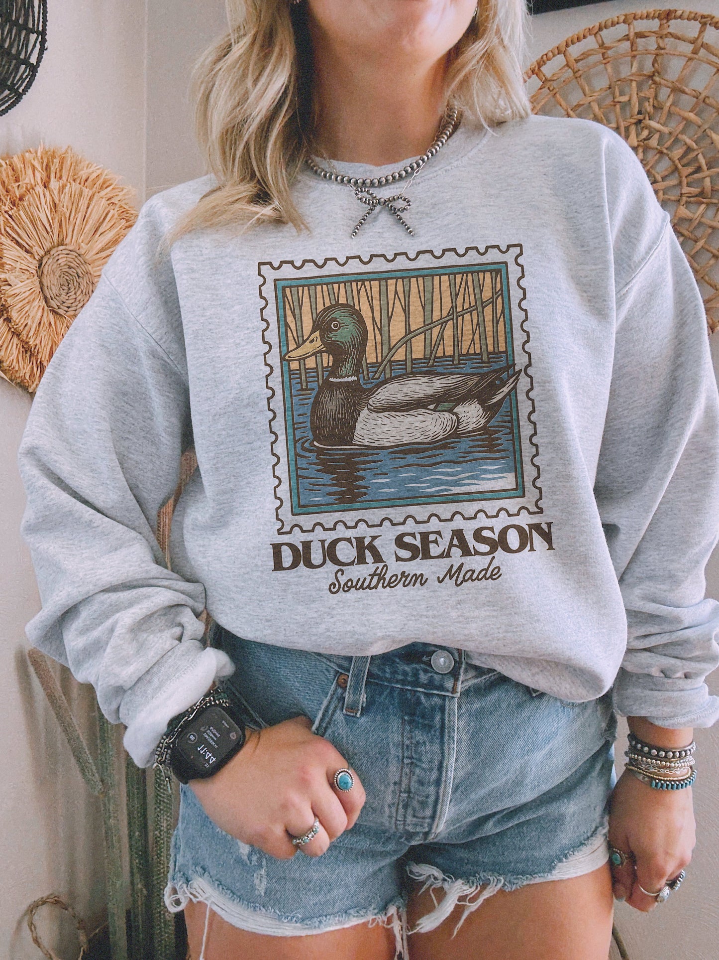 DUCK SEASON CREW or TEE