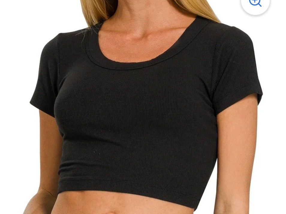 Zenana Crop Shirt