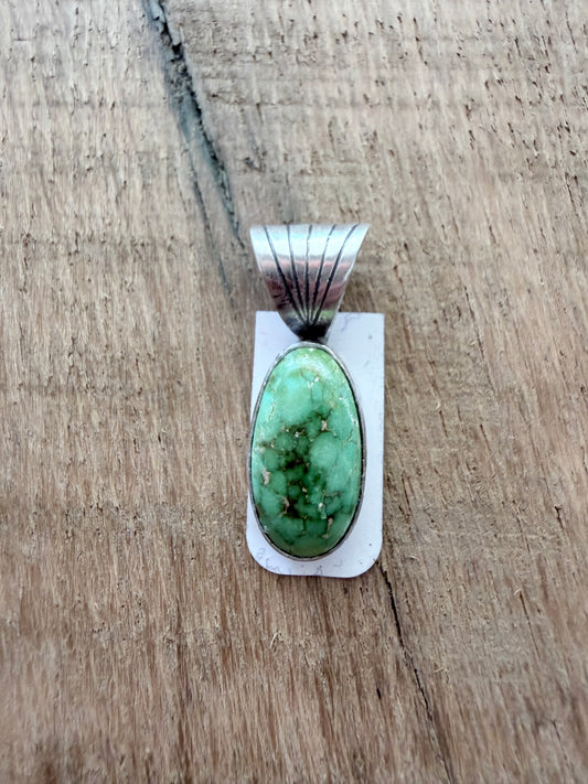 Navajo Made By Sharon McCarthy Sonoran Gold Pendant