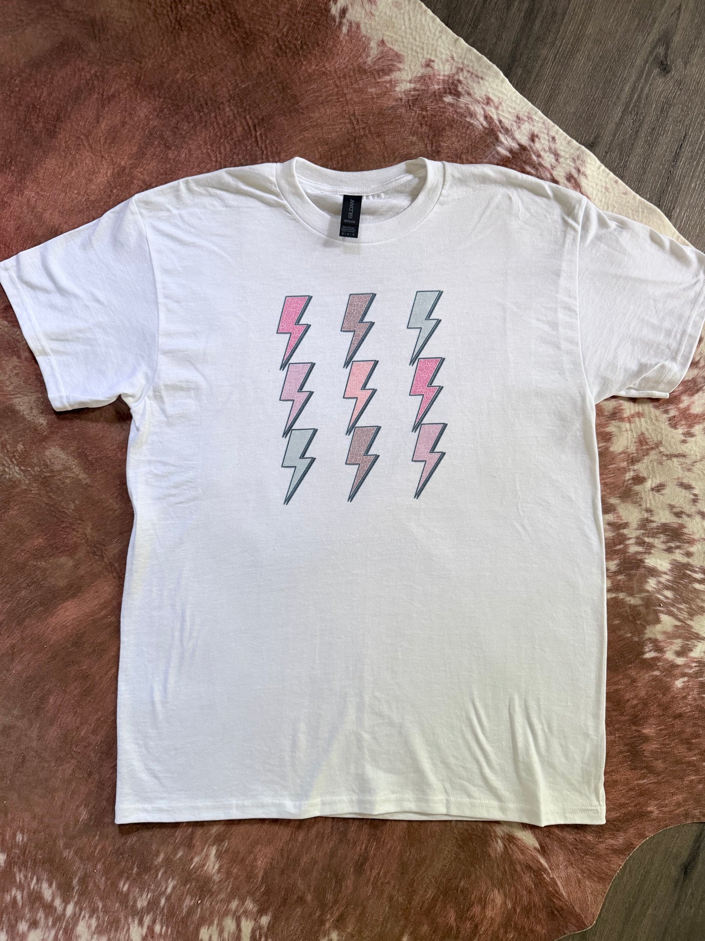 Leopard Lightning Sublimination Tee