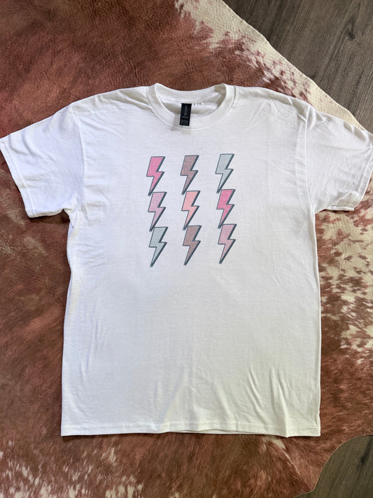 Leopard Lightning Sublimination Tee