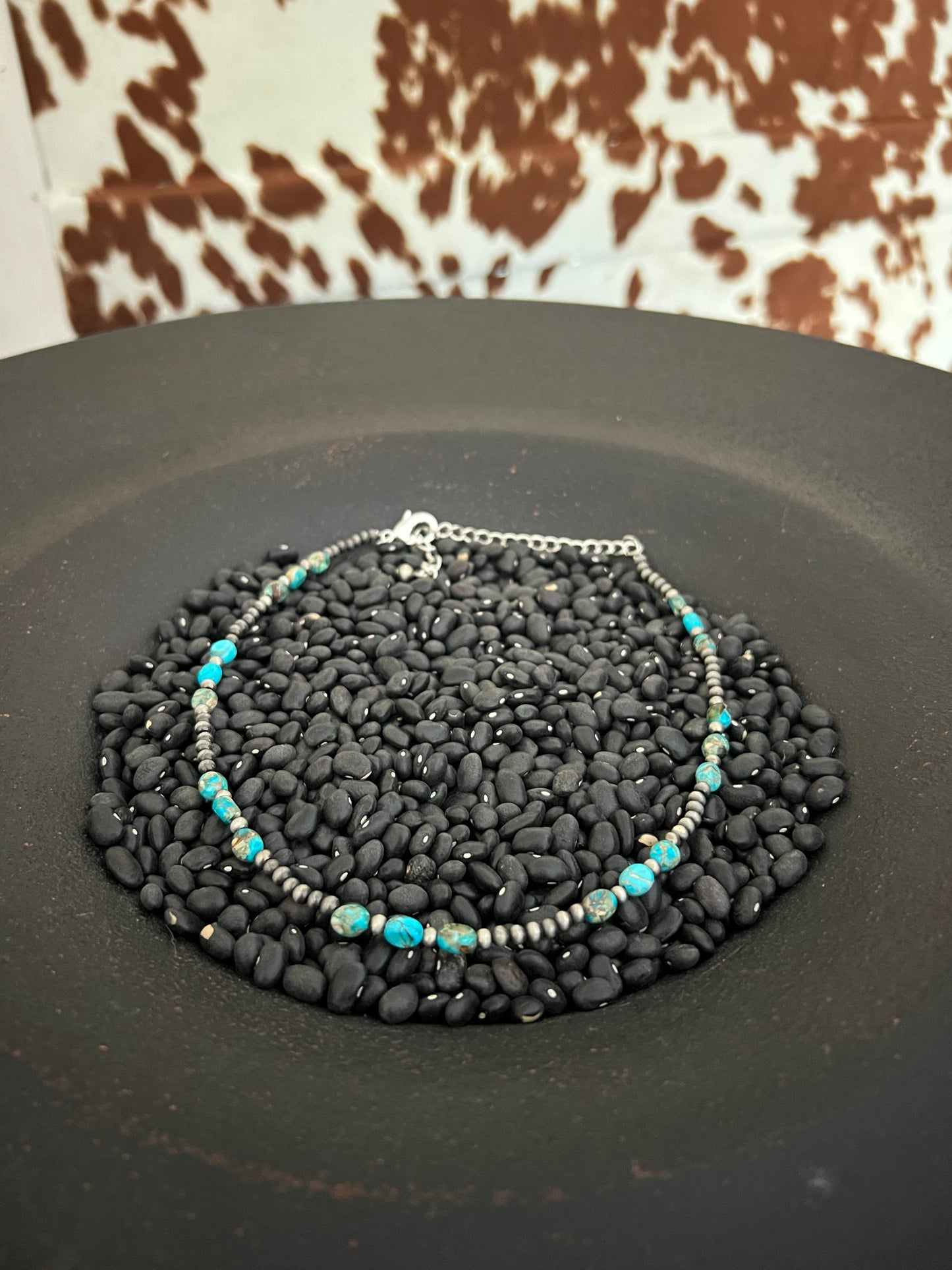 Navajo Turquoise Bead Necklace