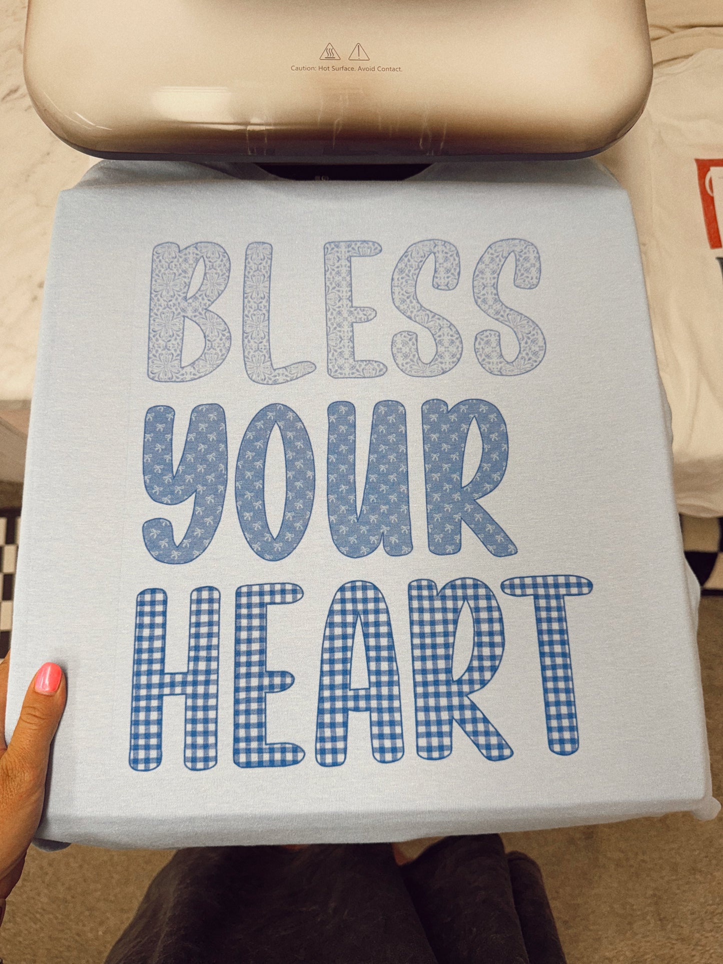 BLESS YOUR HEART CREW or TEE