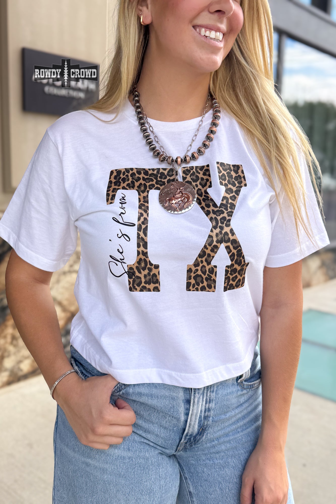 She's From TX Boxy Tee