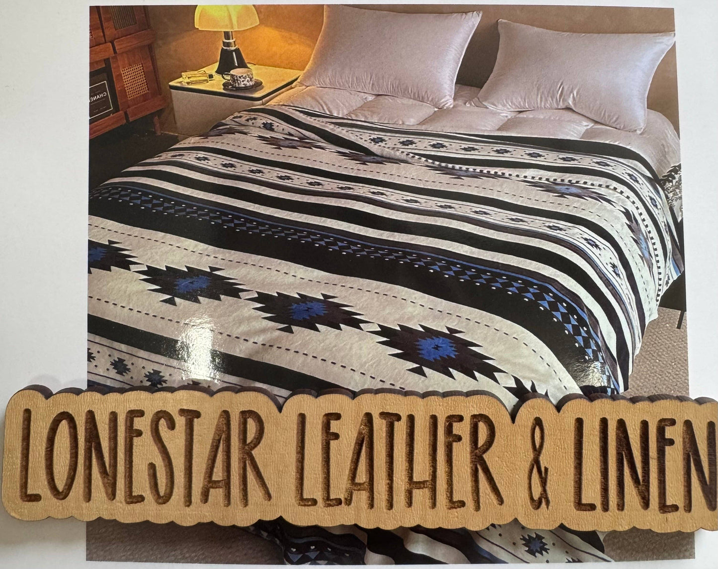 Bailey Blue Ziglag S26 Super Plush Blanket in King