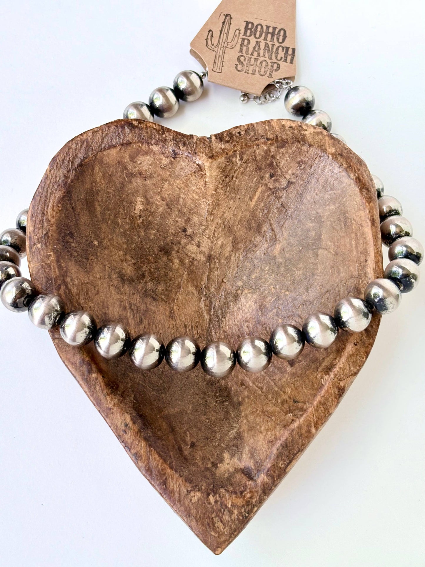 Western Style Navajo Pearl Beaded Necklace