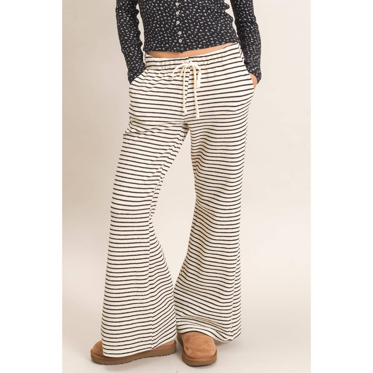 Striped Wide Leg Pants