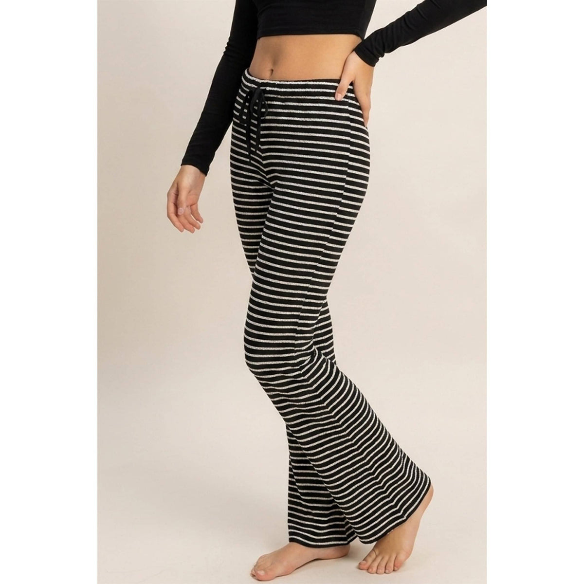 Striped Wide Leg Pants