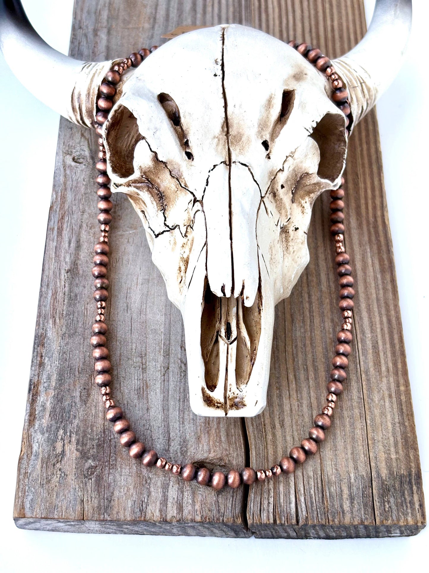 Western Style Navajo Pearl Bead Necklace