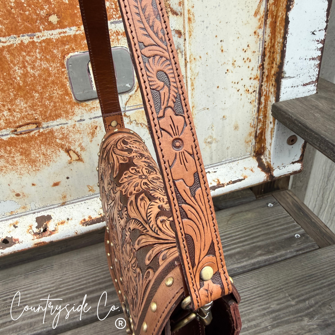 Western Legacy Tooled Leather Handbag