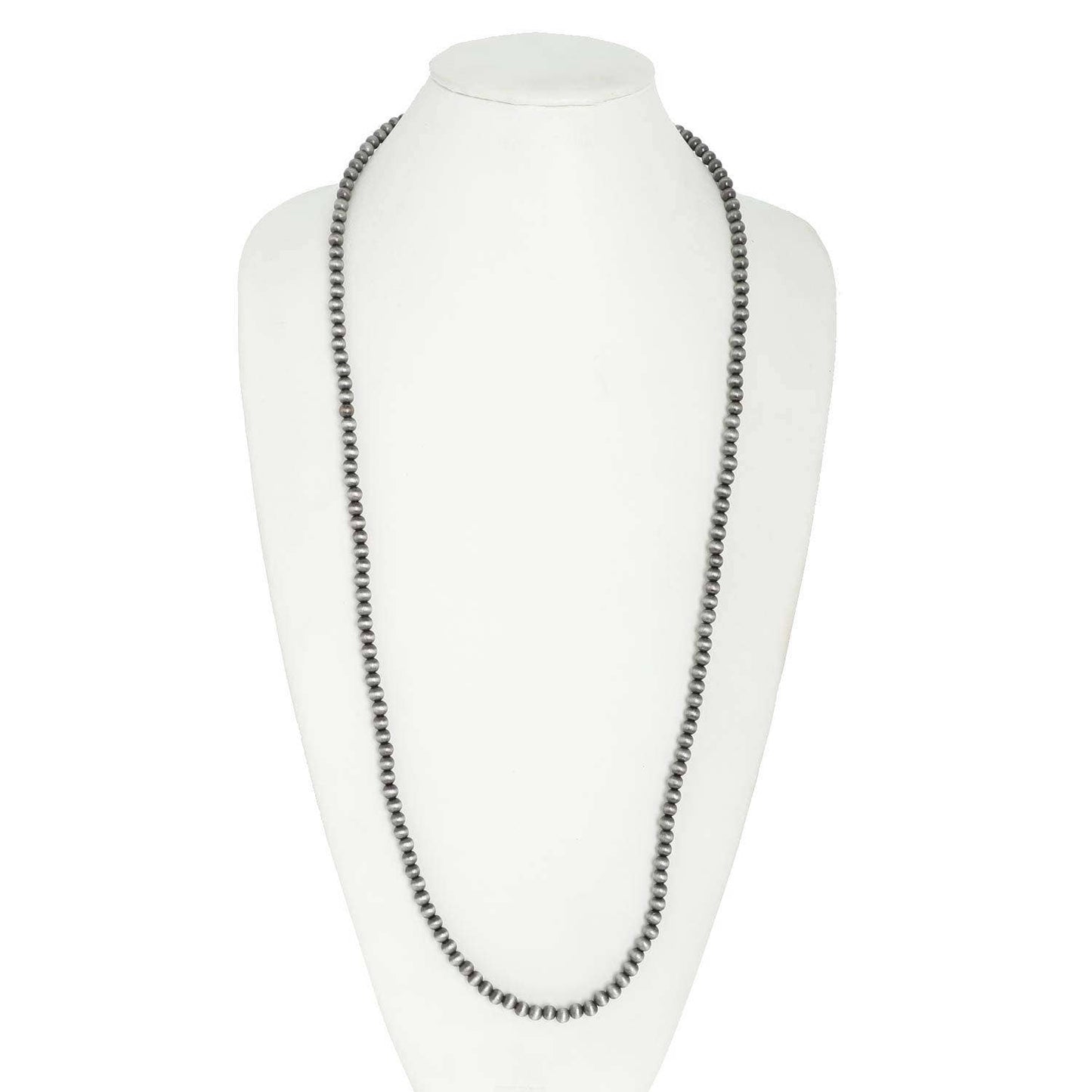 Western Pearl Beaded Long Necklace